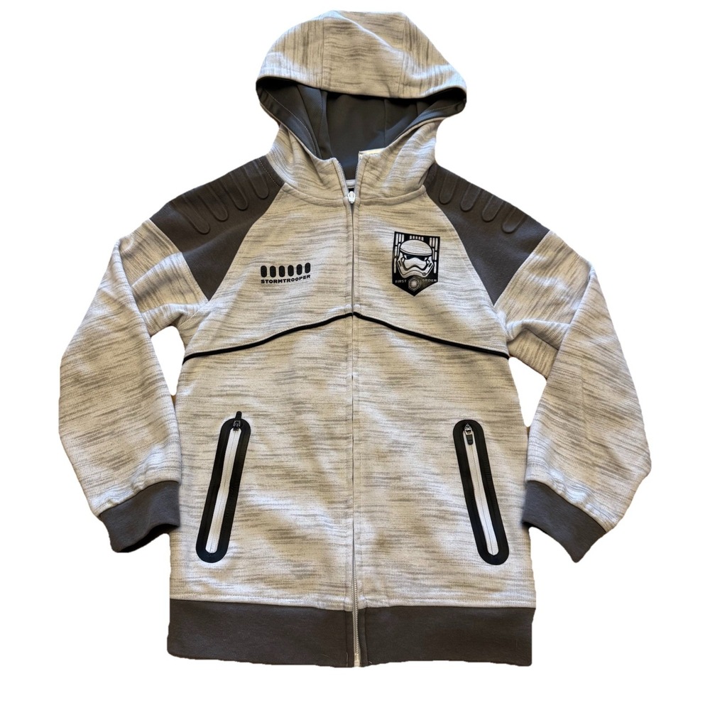 Star Wars Storm Trooper Jacket | Size: Youth Small or 7/8 | black/white/gray